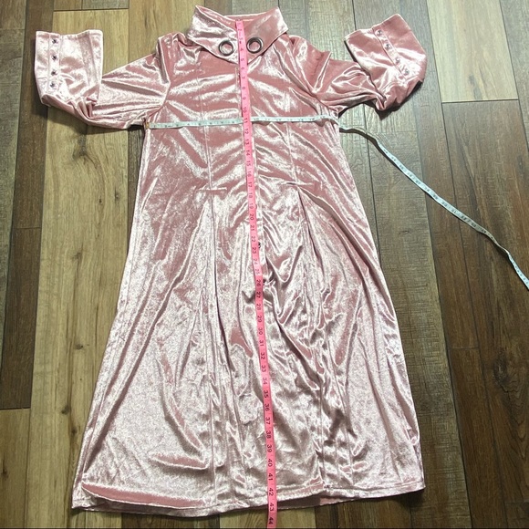 kookastyle Long Velvet-een Duster Long Jacket Size S - Picture 10 of 11